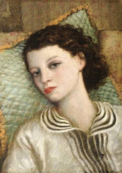 Un retrato de Lady Caroline Paget (1937), de la que estuvo enamorado en una trama digna de una novela de E. M. Forster.
