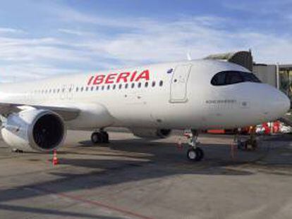 Uno de los A320 de Iberia.