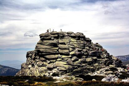 Una de las cimas de Siete Picos, en la Sierra de Guadarrama.