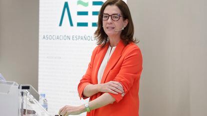 Alejandra Kindelán, presidenta de la Asociación Española de Banca (AEB).