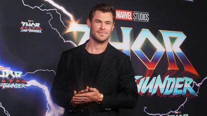 Chris Hemsworth en el estreno en Sídney de 'Thor: Love And Thunder' , el 27 de junio de 2022.