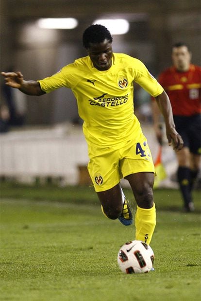 Wakaso, durante un partido del Villarreal