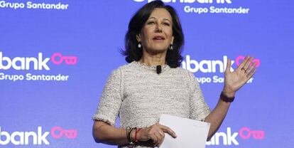 La presidenta del grupo Santander, Ana Botín.