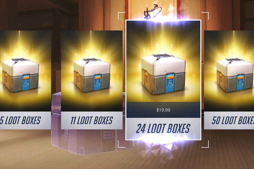 Varias 'loot boxes' en la tienda del videojuego 'Overwatch'.