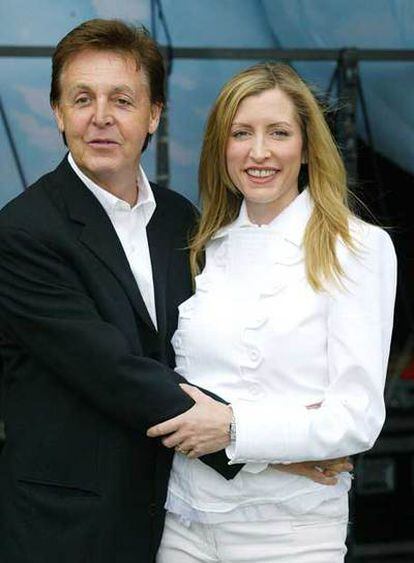 Paul McCartney y Heather Mills, cuando estaban casados.