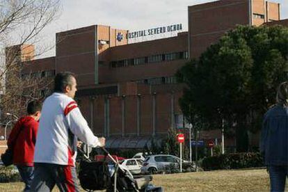 Fachada del Hospital Severo Ochoa, en Leganés (Madrid).