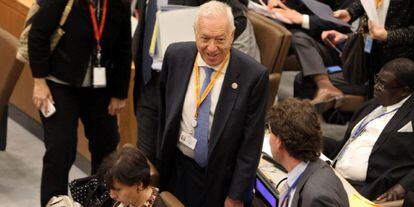 Garcia Margallo, en Naciones Unidas, en mayo. 
