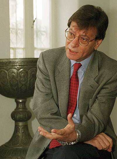 Mahmud Darwish, en  2000.