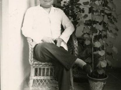Ben-Cho-Shey, en la casa familiar de Ourense, en 1936.