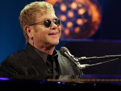 El m&uacute;sico brit&aacute;nico Elton John.
