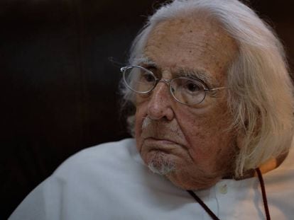 El poeta y sacerdote Ernesto Cardenal, en su casa de Managua el pasado jueves. 
