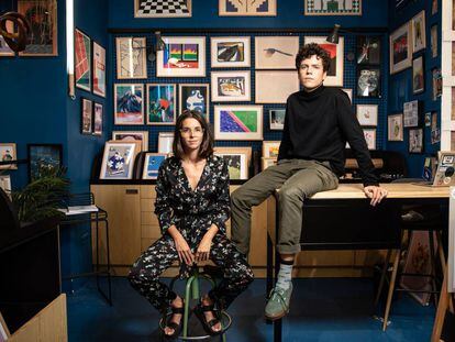 Manuela Medina y Pablo Méndez, galeristas de La Causa.
