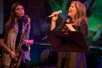 Maria del mar Bonet en su concierto del miércoles en el Palau del a Música de Barcelona.