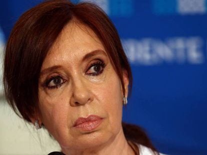 Cristina Fernández de Kirchner, este jueves en Buenos Aires.