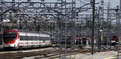 Imagen de la estaci&oacute;n de tren de Chamart&iacute;n.