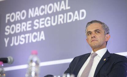Miguel Ángel Mancera, alcalde de la Ciudad de México.