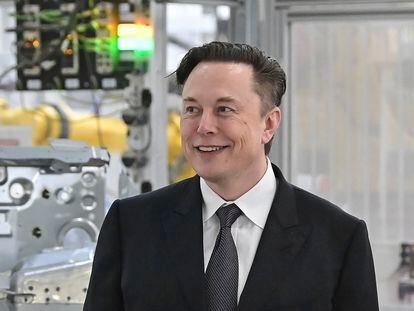 El fundador y dueño de Starlink, Elon Musk, durante una ceremonía en Berlín (Alemania), en una imagen de archivo.