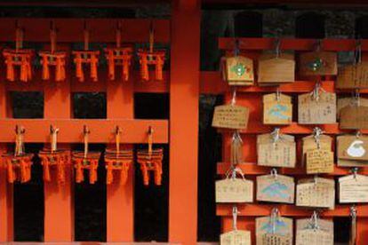 Detalle del templo Fushimi-Inari.