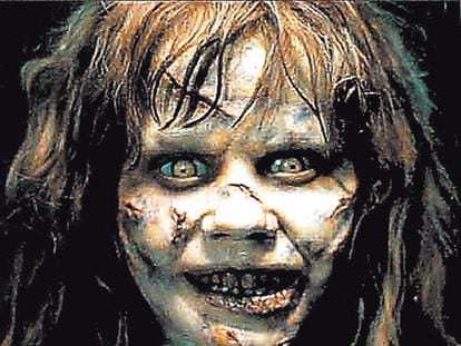 <b>Linda Blair en su papel de la niña de <i>El Exorcista</i></b>