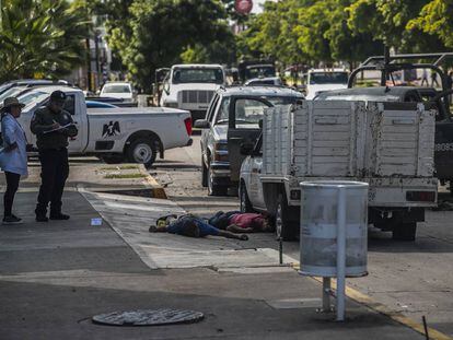 Dos víctimas de la batalla en Culiacán.