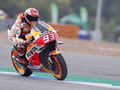 Marc Márquez, en el circuito de Buriram.