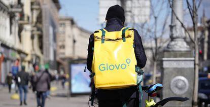 Un riders de Glovo.