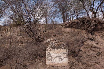 Montículo en recuerdo al asesinato del padre de Juan Rulfo