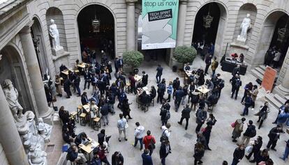 Emprendedores e inversores reunidos durante el Tech Spirit Barcelona.