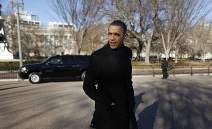 Obama se dirige hoy a la Casa Blanca