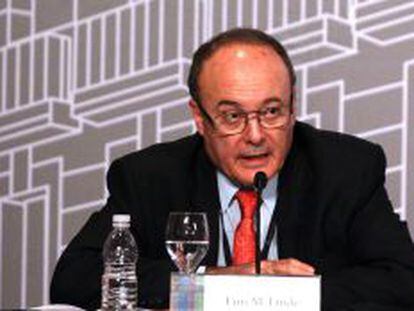  El gobernador del Banco de Espa&ntilde;a, Luis Mar&iacute;a Linde.