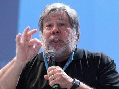 Steve Wozniak, cofundador de Apple, en Campus Party México.