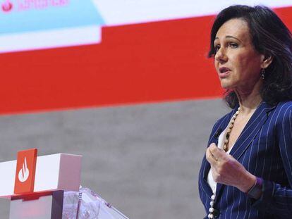 Santander pretende aumentar el dividendo y que sea cada vez más en efectivo