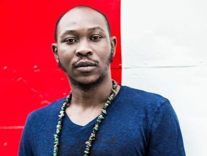 El m&uacute;sico Seun Kuti, cabeza de cartel en el WOMAD. 