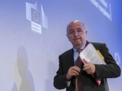 El comisario europeo de Competencia, el espa&ntilde;ol Joaqu&iacute;n Almunia.