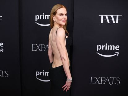La actriz Nicole Kidman a su llegada al estreno de la miniserie 'Expatriadas', el pasado domingo en Nueva York.