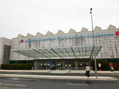 Fachada del hospital Puerta de Hierro, en Majadahonda, el pasado 3 de noviembre.