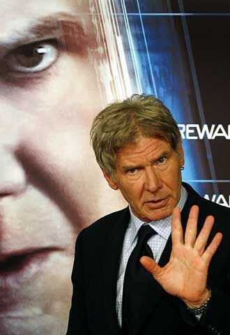 Harrison Ford, a su llegada al estreno de <i>Firewall</i> en Barcelona.