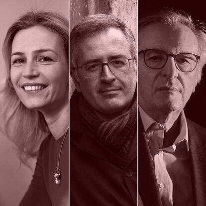 Lea Ypi, Sergei Guriev, John Gray, McKenczie Wark,Timothy Garton Ash y Eva Llouz. Portada suplemento Ideas 31/12/23