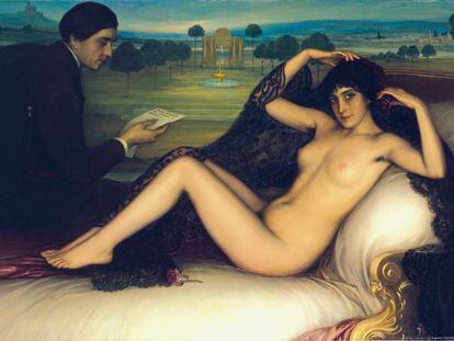 'Venus de la poesía', de Julio Romero de Torres, se expone en el Mueso de Bellas Artes de Bilbao por un pago de impuestos en especie de la Fundación BBVA.