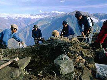 Imagen de la expedición de la National Geographic Society en Corihuayrachina.