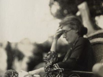 Virginia Woolf, retratada en 1926 por Lady Ottoline Morrell.