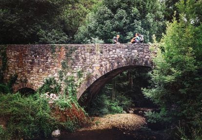 Un puente en el Camino de Santiago en Asturias.