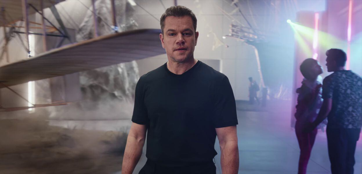Imagen del anuncio de Matt Damon para la plataforma Crypto.com.
