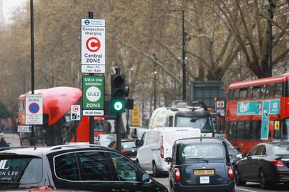 La zona de bajas emisiones de Londres. 