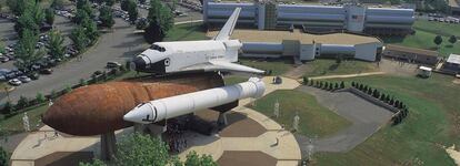 Centro espacial en Huntsville, Alabama.