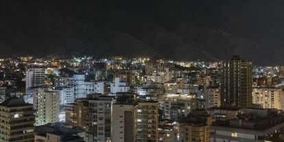 Vista de Caracas desde el bar 360.