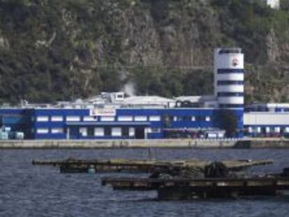 Sede principal en Chapela (Redondela), en la r&iacute;a de Vigo, de la empresa Pescanova.