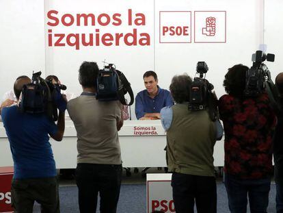 El secretario general del Partido Socialista (PSOE), Pedro S&aacute;nchez. 