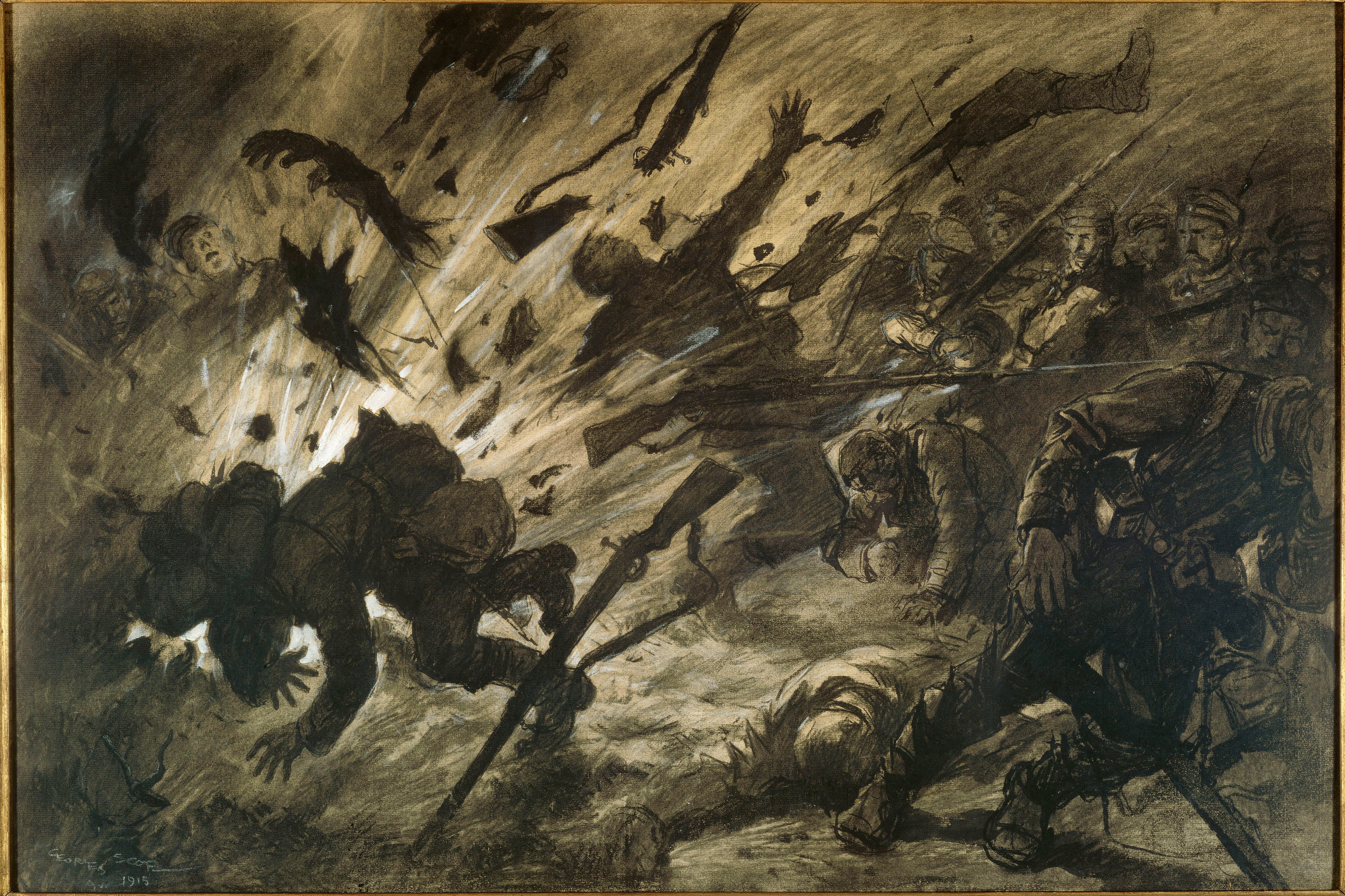 Scott de Plagnolles (dit), Scott Georges Bertin (1873-1942). Paris, Musée de l'Armée.