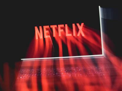 Letras rojas de Netflix